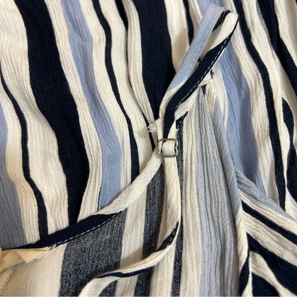 Cotton Blue women’s maxi dress blue and white size L preowned - Picture 9 of 12